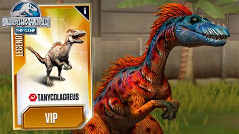 Tanycolagreus Max Lvl 40 Jurassic World The Game New Dino Hd