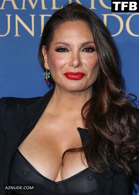 Alex Meneses Flashes Her Nude Boobs At The La Premiere Of American