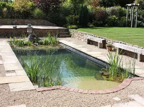 Awesome Diy Summer Natural Swimming Pool Design Natural Swimming Pools Pool Landscaping