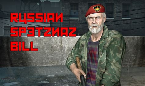 Russian Spetsnaz Bill Left 4 Dead 2 Skin Mods