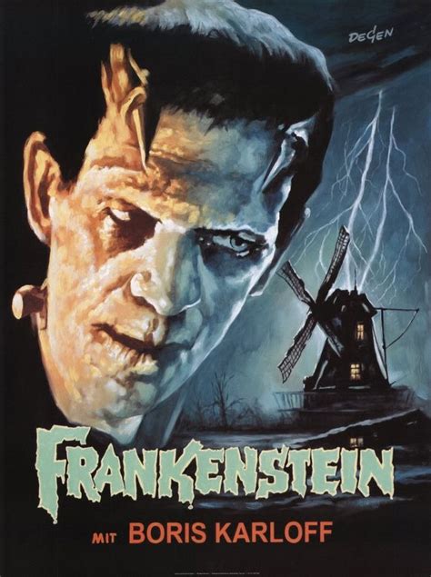 1931 Frankenstein Classic Horror Movies Posters Horror Movie Posters