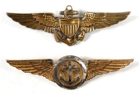 Wwii Usn Usmc Aircrew And Pilot Full Size Wings