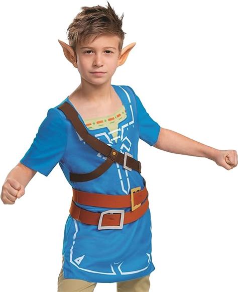 Disguise Nintendo Link Zelda Costume Kids Elf Costume For Kids Size M