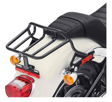 Harley Davidson Holdfast Two Up Luggage Rack Black Softail Models