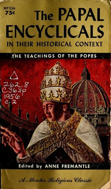 Papal Encyclicals In Their Historical Context Catholic Church Free