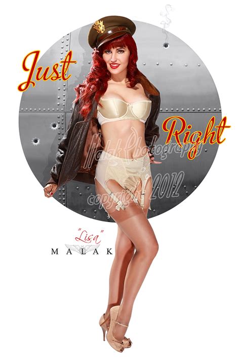 Malak Wwii Pin Up