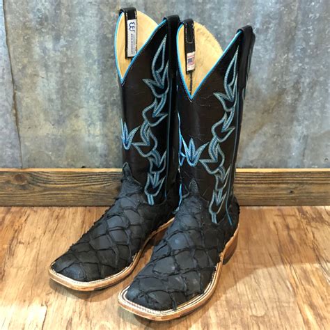 Anderson Bean Matte Black Big Bass Boots Western Edge Ltd