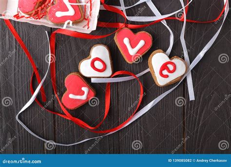Valentines Day And Sweets Concept Stock Photo Image Of Bake Icing