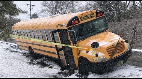 No Injuries Reported After Dublin City Schools Bus Slides Off Roadway