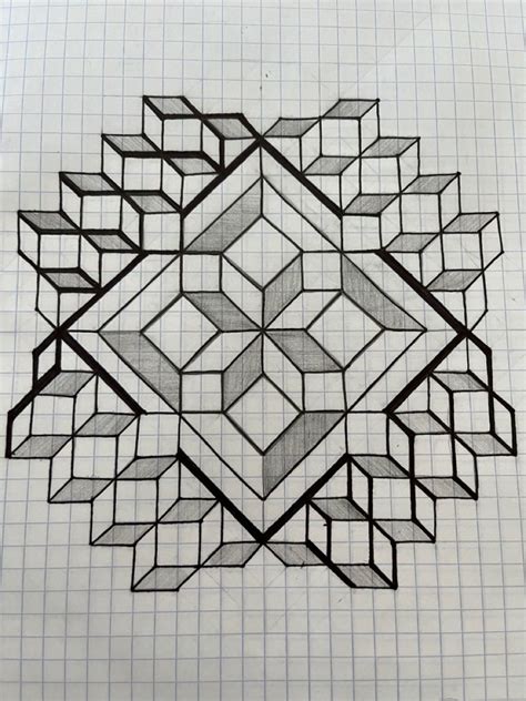 Graph Paper Designs In 2023 Geometric Pattern Art Graph Paper