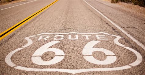 Route 66 Printed On Road · Free Stock Photo