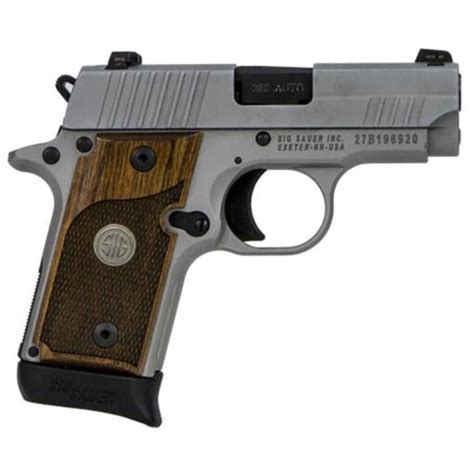 Sig Sauer P238 Elite 380 Auto Acp 27in Stainless Pistol 71 Rounds