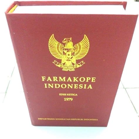 Farmakope Indonesia Edisi 3 Shopee Indonesia