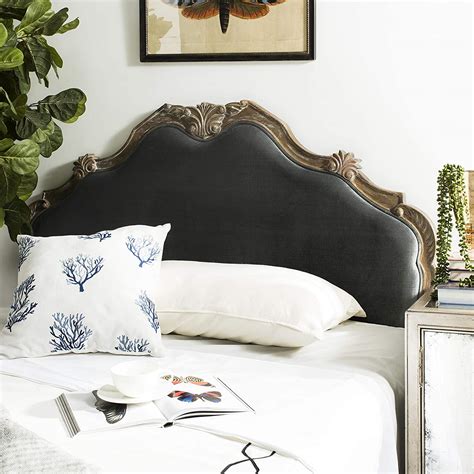 Unique Wood And Upholstered Headboard Baroque Bedroom Decor Inspiration