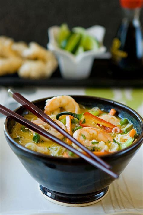 Maybe you would like to learn more about one of these? Asian Shrimp Noodle Soup | Blue Jean Chef - Meredith Laurence