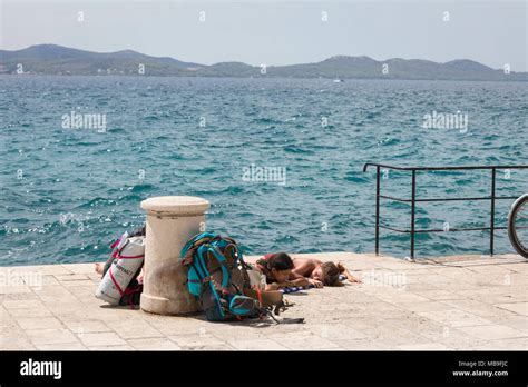 Girls Sunbathing Hi Res Stock Photography And Images Alamy