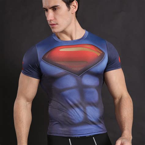 Superman Blue Compression Shirt I Am Superhero