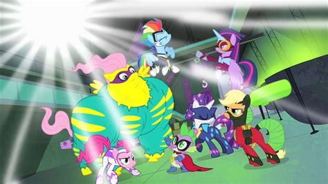 Image Power Ponies Heroic Pose S4e06png My Little Pony Friendship