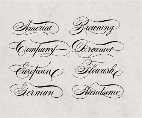 Vintage Calligraphy Calligraphy Words Lettering Alphabet Lettering