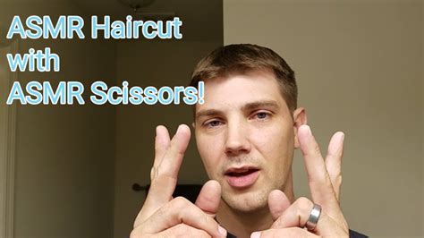 Asmr Haircut Roleplay Using Asmr Scissors Youtube