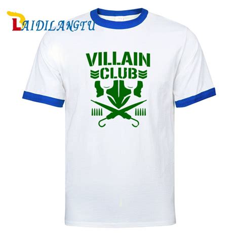 Marty Scurll Villain Club Tshirt Njpw Kenny Bullet Young Mens Round