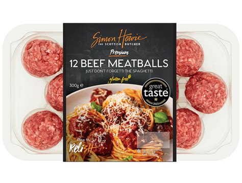 Premium Beef Meatballs 300g Simon Howie