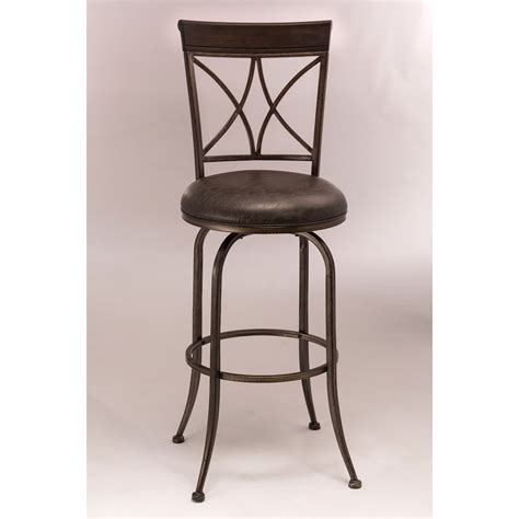 Hillsdale Bar Stools 5772 826 Metal Swivel Counter Height Stool Westrich Furniture