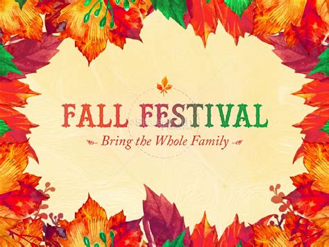 Sharefaith Media Fall Festival Autumn Leaves Church Powerpoint
