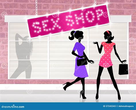 Sex Shop Stock Illustration Illustration Of Women Woman 37245343