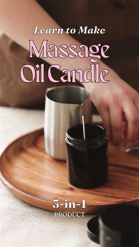 How To Make Homemade Massage Candles Homemade Skin Care Massage