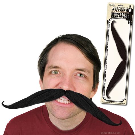 Giant Fake Mustache 595 Unique Ts And Fun Products By Funslurp