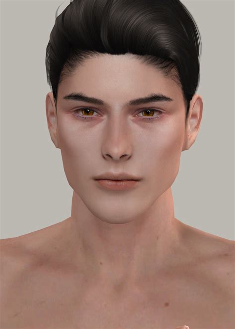 Sims Male Smooth Skin Overlay Smazx