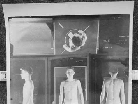 Original 1954 Yale University Medical Science Scandal Posture Photo Male Rlk 3860983042