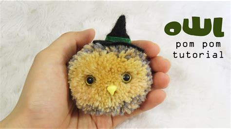 Owl Pom Pom Tutorial Youtube