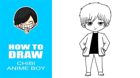 How To Draw Anime Boy Chibi Youtube
