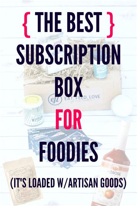 The Best Subscription Box For Foodies Taste Club Box By Eat Feed