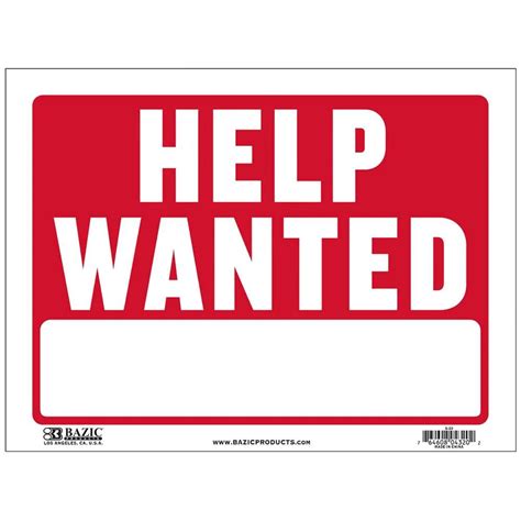 help wanted printable sign
