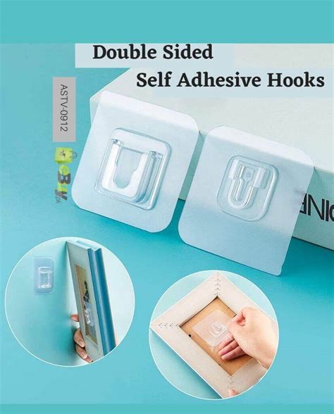 Buy Double Sided Adhesive Wall Hooks Online At Best Price In Pakistan