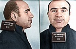 Gangster Al Capone poses for a mugshot on his arrival at the Federal ...