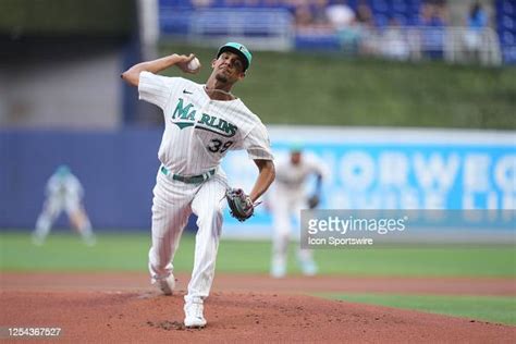 Miami Marlins Starting Pitcher Eury Perez Makes His Mlb Debut As He News Photo Getty Images