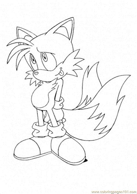 Tails Coloring Pages Coloring Home