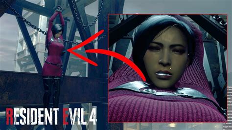Ada Wong Hanging Scene But Look Closely Re4 Remake Youtube