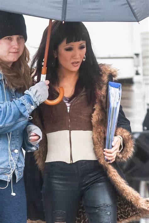 First Look At Constance Wu On The Set Of Hustlers