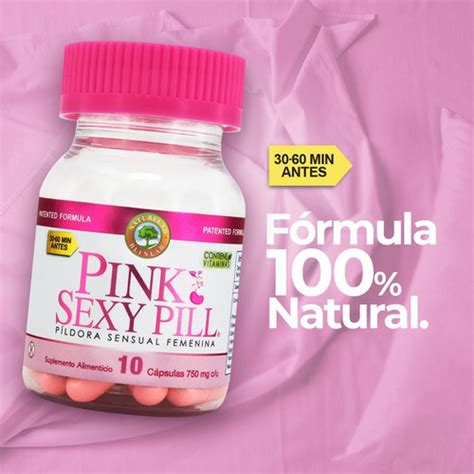 Pink Sexy Pill 10 Cápsulas 500mg Fórmula Femenina Blinlab Envío Gratis