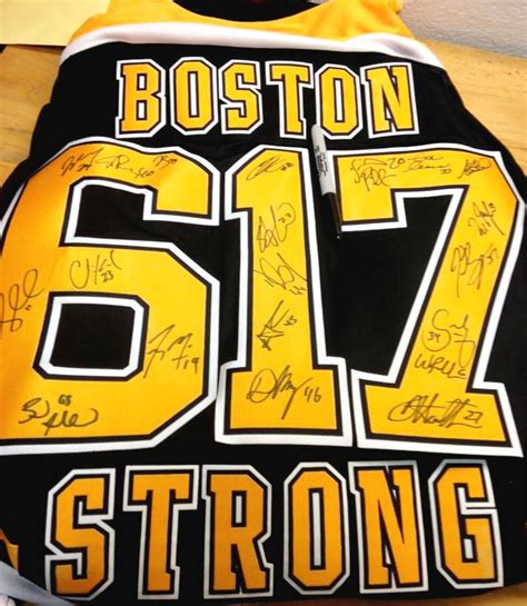 617 Boston Strong Bruins Jersey Boston Bruins Pinterest