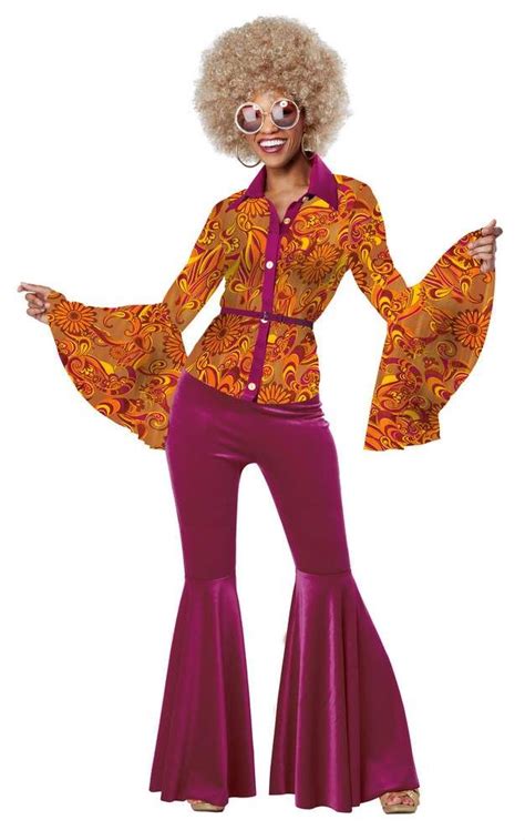 Women S Funky Disco Diva Costume Candy Apple Costumes Women S 60s And 70s Costumes Disco