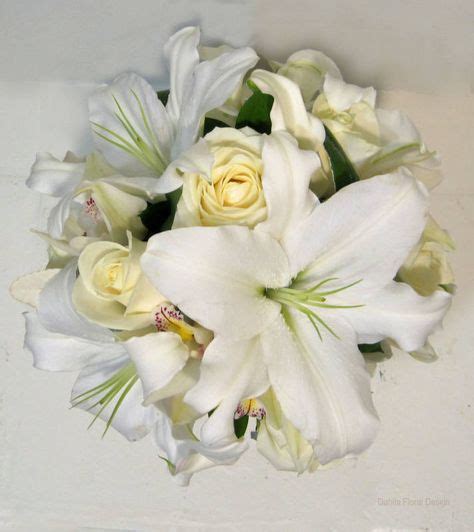 Casablanca Lily Bouquets For Brides 63 Large White Casablanca Lilies