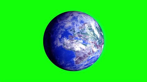 Earth Rotate Green Screen Loop Stock Motion Graphics Sbv 337811681