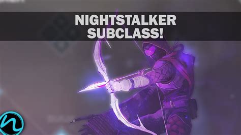 Destiny 2 How To Unlock Nightstalker Subclass Youtube