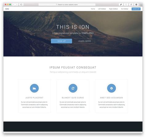 40 Best Free Responsive Html5 And Css3 Website Templates Template Site
